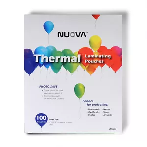 Nuova Premium Thermo Laminierfolien 9 x 11,5 Letter-Format, 3 Mil, 100er-Pack - Bild 1 von 4