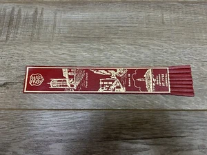 Vintage Bunkers Hill Parish Church St Ives Cornwall Red Leather Bookmark - Picture 1 of 6