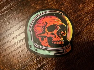 Motorcycle Sticker for Helmets or toolbox #5,679 Horror Halloween Ghost Scary - Picture 1 of 1