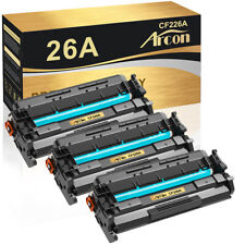 3PK BK Toner Cartridge for HP CF226A 26A LaserJet Pro M402n M402d M402dn M402dw