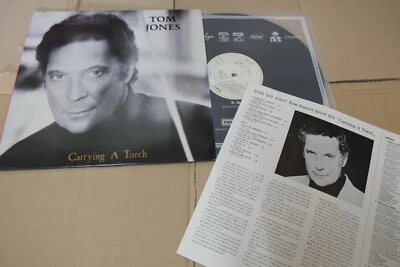 TOM JONES carrying a torch 1991 KOREA LP 12" wINSERT CKPL-0027 MINT VAN MORRISON - Image 1 of 2