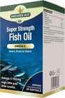 Super Strength Fish Oil Omega-3 Natures Aid - 60 Softgels