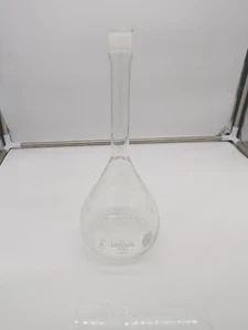 Kimax Volumetric Flask 28014 1000ml Class A USA - Picture 1 of 4