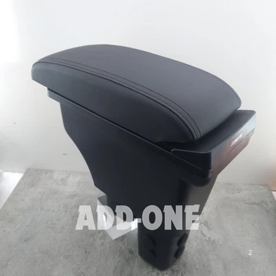Caja de reposabrazos para consolas centrales Honda Fit Jazz 2008-2013 con reposabrazos USB Foto 1 de 4
