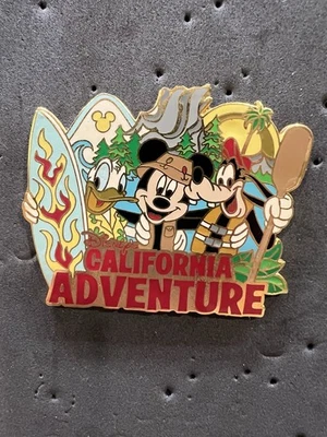 Disneyland Disney California Adventure DCA 2007 Mickey Donald Goofy Fab 3 Pin - Изображение 1 из 2