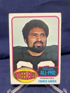 1976 Topps Franco Harris #100 football card Pittsburgh Steelers - Picture 1 of 3