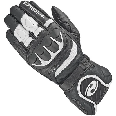 Guante deportivo Held Revel II negro / blanco guante de moto cuero deportivo - Imagen 1 de 2