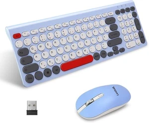 LeadsaiL Bezprzewodowa klawiatura i mysz Zestaw QWERTZ TOWAR B - Zdjęcie 1 z 9