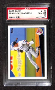 2009 Topps #178 FRANK CATALANOTTO PSA 10 GEM-MT 15700610 - Picture 1 of 2