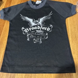VINTAGE 1987 “Broadford The Rock Concert” Kids T-shirt Size 8 - Bild 1 von 3