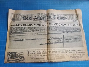 Montag, 14. August 1932 LA Times Olympic Section - Bild 1 von 1