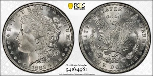 1882 Morgan Silver Dollar, MS66, PCGS Gold Shield (10587) - Picture 1 of 6