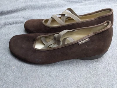 Mephisto Shoes Womens Size 8 Brown Suede Mary Jane Flats Soft-Air Comfort 2057 - Image 1 of 4