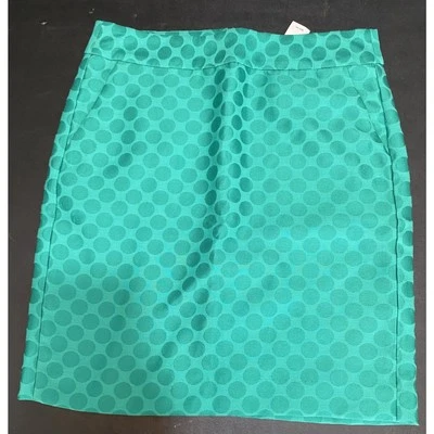 Falda lápiz Banana Repulic verde a lunares para mujer talla 6 nueva con etiquetas Foto 1 de 4