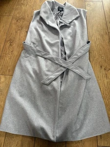 LADIES RIVER ISLAND LONG BELTED WAISTCOAT SIZE 16 LARGE NEW WITH TAGS - Picture 1 of 4