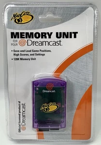 Unidad de tarjeta de memoria MadCatz totalmente nueva en embalaje al por menor para Sega Dreamcast púrpura - Imagen 1 de 2