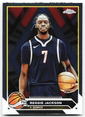 🔥 2023-24 Topps Chrome #168 Reggie Jackson - Image 1 of 2