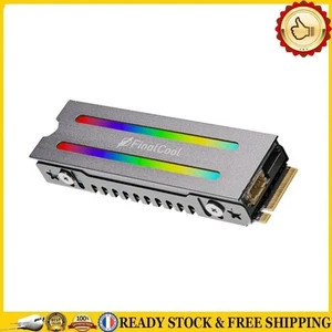 ARGB M.2 2280 NVME SSD Heatsink with Silicone Thermal Pad Aluminum Alloy for PC - Bild 1 von 12