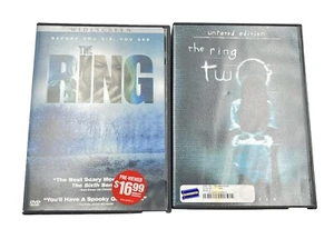 The Ring The Ring Two 2 DVD LOT Horror Scary Watts Henderson Baker Dreamworks - Picture 1 of 5