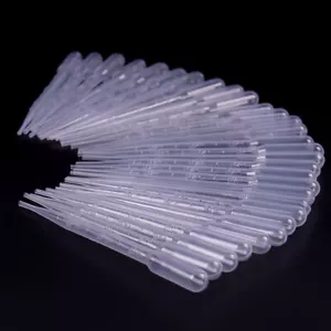 200Pcs 3ml Disposable Plastic Eye Dropper Set Transfer Lab Graduated Pipettes US - Picture 1 of 12