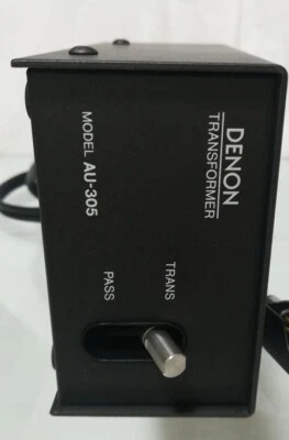 Denon AU-305 Step Up Transformer For MC Moving Coil  Phono Cartridge  - Image 1 of 4