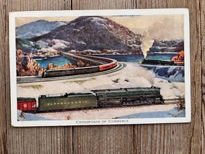 Crossroads of Commerce Harrisburg PA Postcard Railroad Train Rail Locomotive - Picture 1 of 2