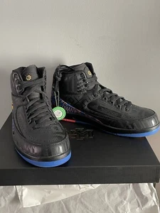 Nike Air Jordan 2 Retro 2019 Black History Month BHM Men’s Size 9.5 BQ7618-007 - Picture 1 of 12