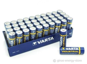 50 x Varta Industrial Pro AA Batterie - 4006 - LR06 - Mignon 1,5V im Folienpack