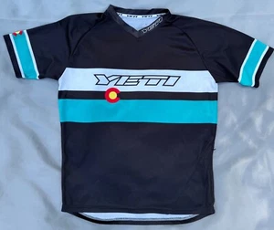 Yeti Team Jersey Black/Multi Men’s L 44 EXC Colorado Themed MTB - Picture 1 of 2