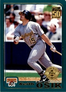 2001 Mint _ Topps * Keith Osik Pittsburgh Pirates #509