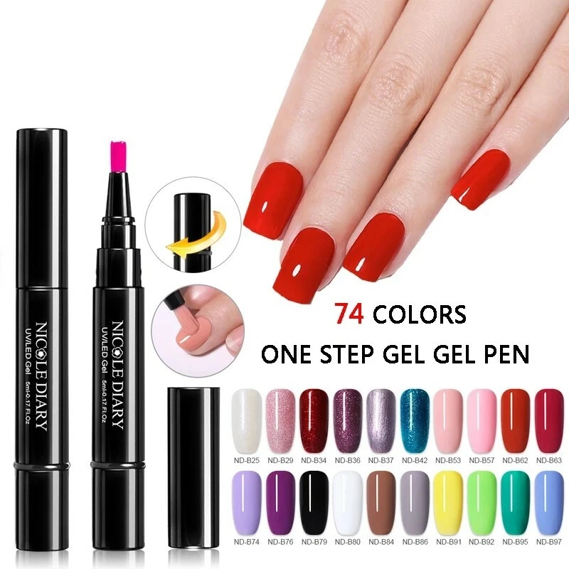 Smalto 3 in 1 - Gel - Semi Permanente - Penna Unghie 5ML  UV LED - Immagine 1 di 4