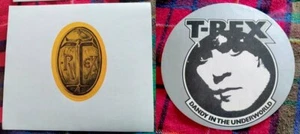 Marc Bolan & T.Rex Dandy & Futuristic ~ x2 ORIGINAL 1976/1977 Aufkleber fast NEUWERTIG - Bild 1 von 4