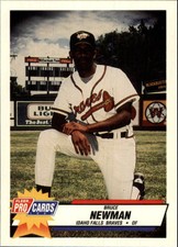1993 Idaho Falls Braves Fleer/ProCards #4046 Bruce Newman