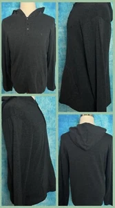 Camiseta Pullover HURLEY Para Hombre Talla L Manga Larga Con Capucha Escote Henley - Imagen 1 de 6