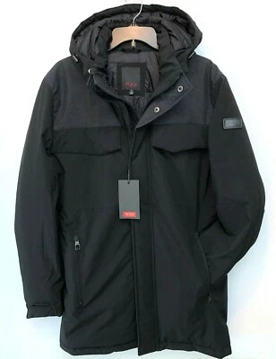 NEW $395 TUMI Men's Parka Jacket w/Detachable Hood Black Size: Small - Image 1 of 4