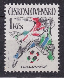 CZECHOSLOVAKIA 1990 SC#2790 MNH** stamp, World Cup Soccer Championships, Italy. - Imagen 1 de 1