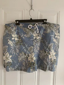 Tommy Bahama Swim Trunks Mens XL Floral Colorful Tropical Lined Shorts Coastal - Picture 1 of 11