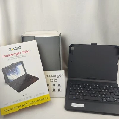 ZAGG Messenger Folio Tablet Case & Bluetooth Keyboard For Apple iPad 10.2 Inch - Image 1 of 4