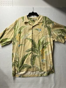 Tommy Bahama Mens Floral Hawaiian 100% Silk Camp Shirt - Size XL - Picture 1 of 3