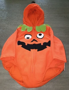 BABY BOY GIRL PLUSH STUFFED PUMPKIN HALLOWEEN 1 PC COSTUME 9/12 month SOFT WARM! - Picture 1 of 1