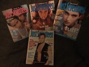 JUST SEVENTEEN MAGAZINES X 4 .    Early 1990 Naughty 90s.
