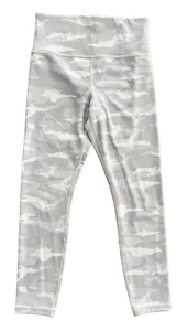 Athleta Elation 7/8 Tight Camo Taupe Gray Ivory Women's Size Small - Picture 1 of 7