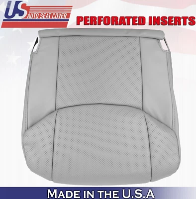 2007 2008 For Toyota Avalon Driver Bottom Perforated Leather Seat Cover Gray - Image 1 of 4