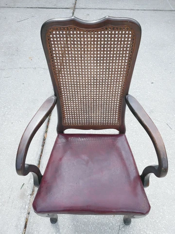 Vintage Thomasville Cherry Dining Room Accent  Armchair Cover
