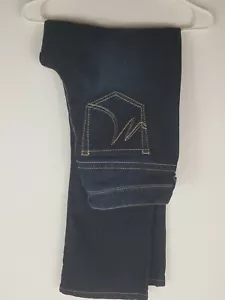 Maurices Women's Denim Jeans Dark wash Size 14 Short Stretch mid-rise Bootcut - Picture 1 of 5