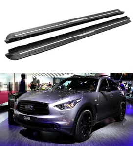Fits for Infiniti QX70 2011-2021 Running Board Side Steps Pedals Nerf Bar - Picture 1 of 10