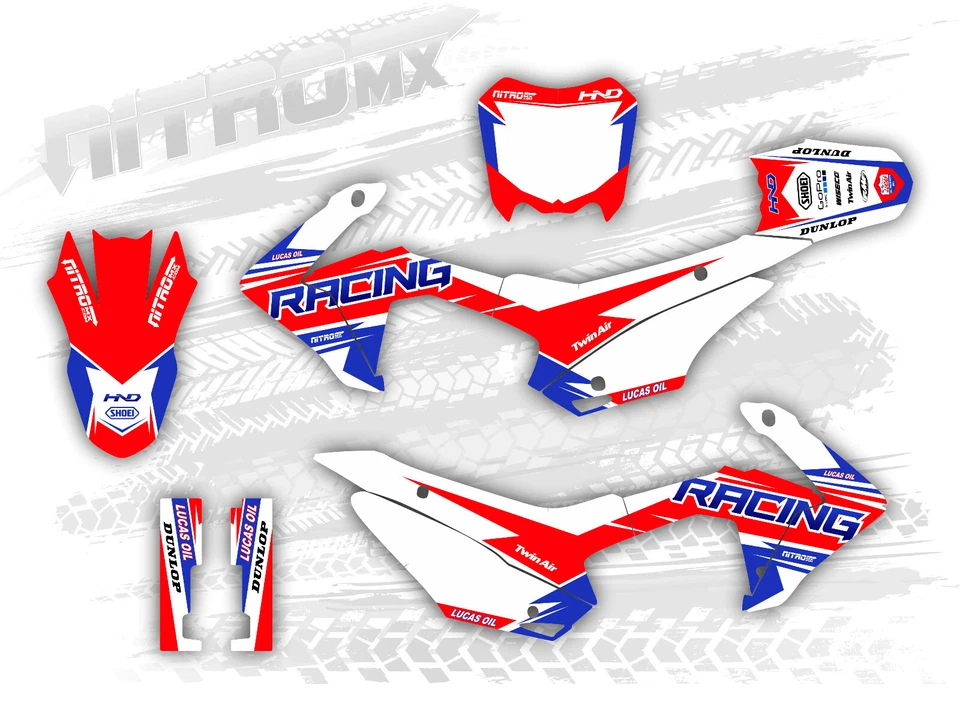 Kit de gráficos para Honda CRF 110 F CRF 110F 2015 2016 2017 2018 calcomanías pegatinas Foto 1 de 1