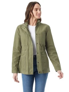Gloria Vanderbilt Damen Anorak Utility Jacke Garden Salbeigrün Gr. M - Bild 1 von 9