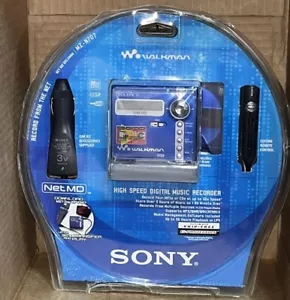Sealed 💽 SONY MZ-N707 MDLP mini disc portable NET MD walkman player RARE HTF - Picture 1 of 24