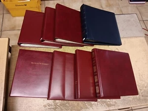 Zestaw akcesoriów, 8 albumów na listy numizmatyczne, kilka wkładek na różne listy - Zdjęcie 1 z 2